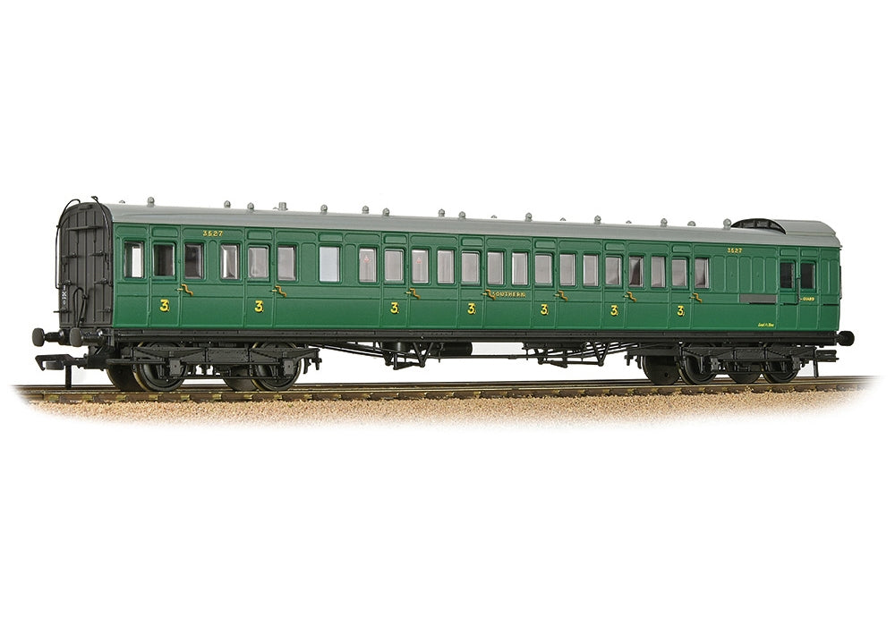 Branchline Se&Cr 60ft Birdcage Brake Third Lavatory SR Malachite Green 39-603