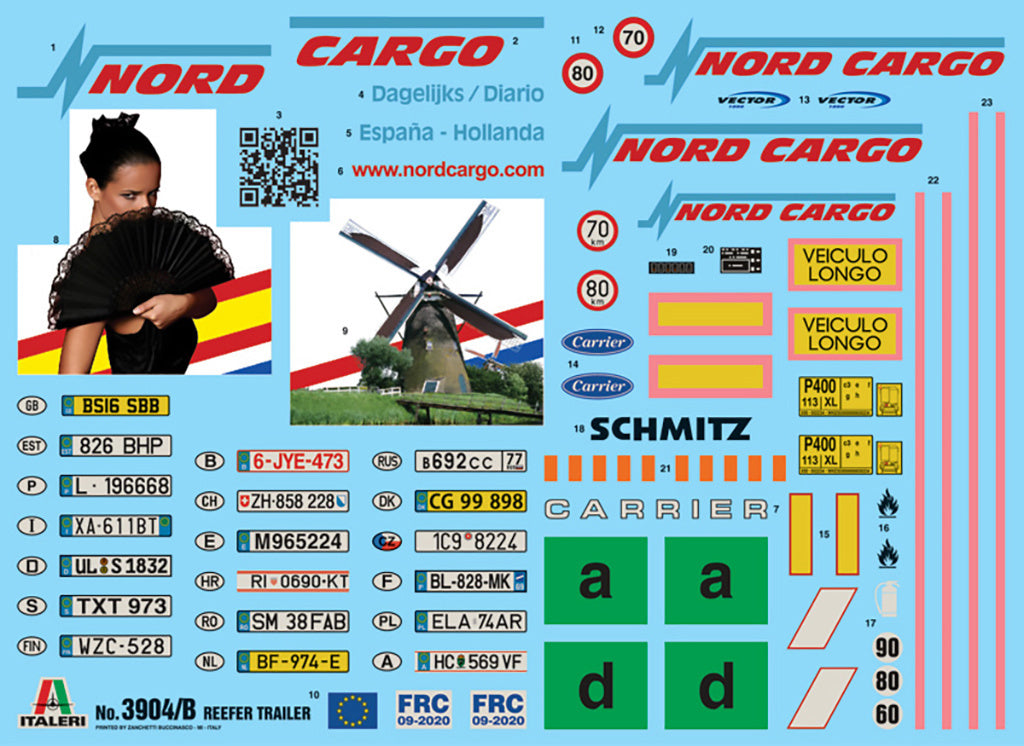 Italeri Reefer Trailer 3904