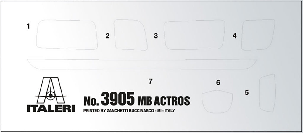 Italeri Mercedes Benz Actros Gigaspace 3905