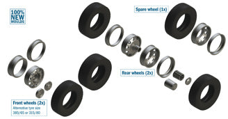 Italeri European Tyres And Rims 3909