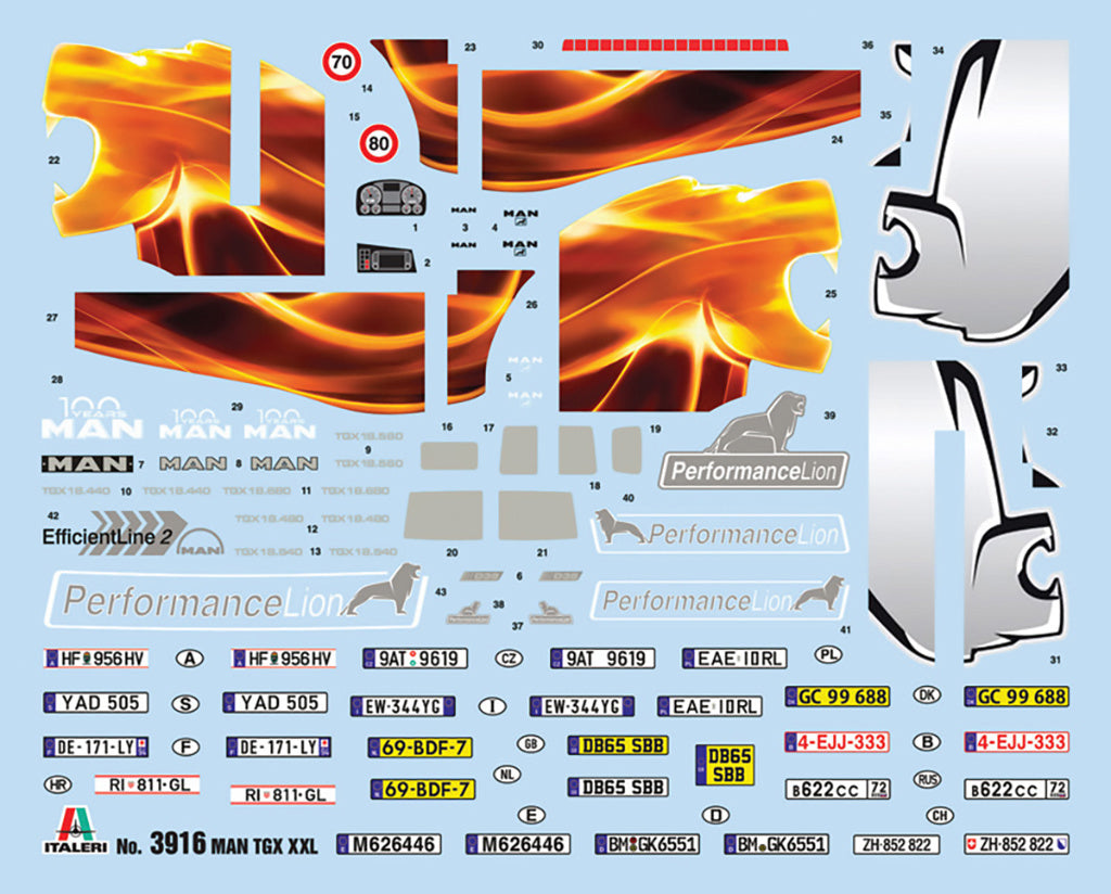 Italeri Man Tgx Xxl 3916