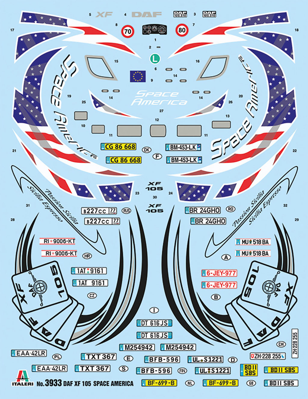 Italeri Daf Xf-105 "Space America" 3933