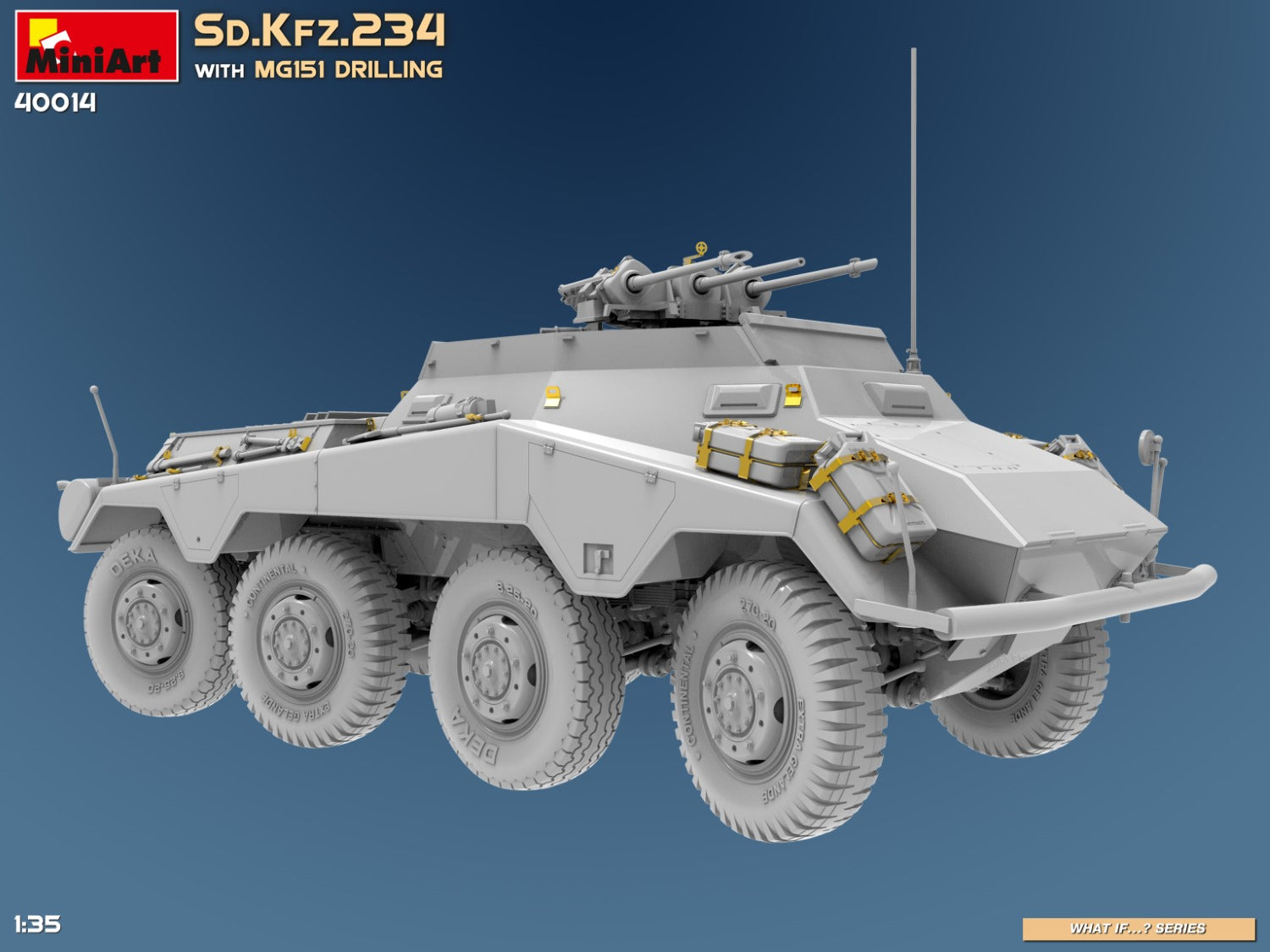 Miniart 1:35 - Sd.Kfz.234 w/ MG151 Drilling