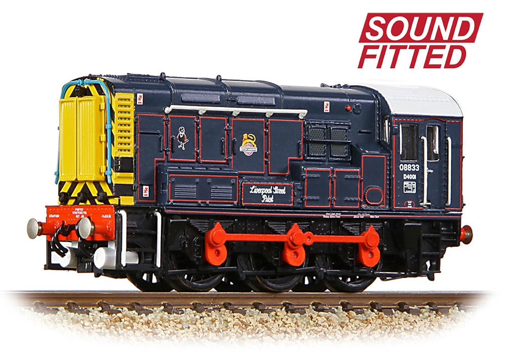 Graham Farish Class 08 08833 'Liverpool Street Pilot' BR/Ger Lined Blue (Early Em.) 371-015ESF