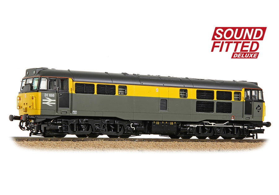 Branchline Class 31/1 Refurbished 31188 BR Engineers Grey & Yellow 35-822SFX
