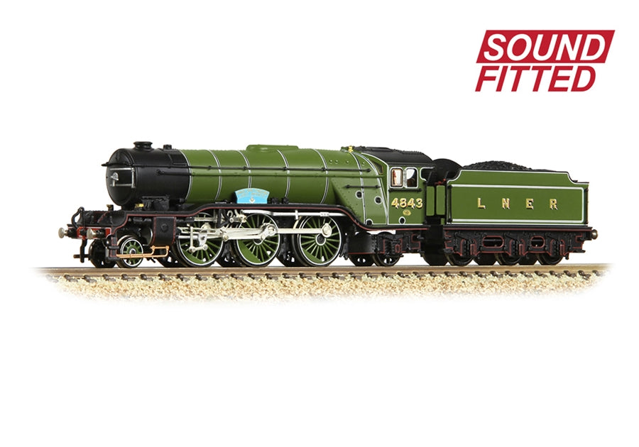 Graham Farish LNER V2 4843 'Kings Own Yorkshire Light Infantry' LNER Lined Green 372-611SF