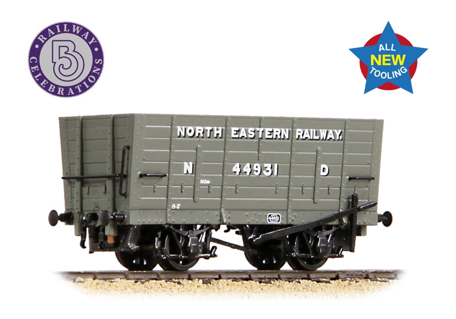 Graham Farish Ner P7 Coal Hopper North Eastern Railway Grey (Nd) 373-375