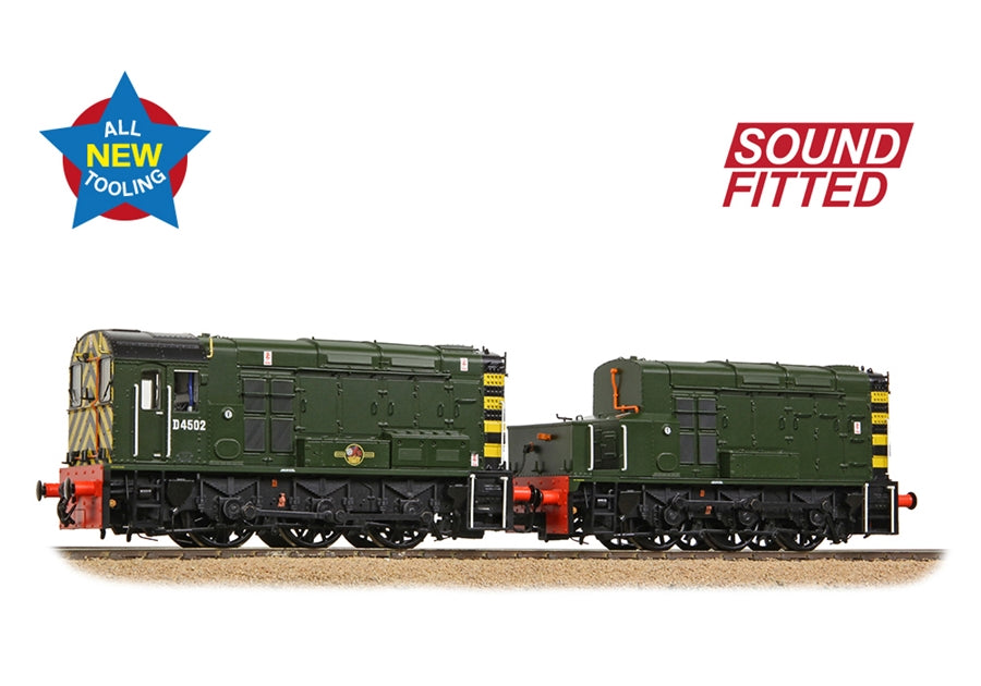 Branchline Class 13 D4502 BR Green (Wasp Stripes) 35-945SF