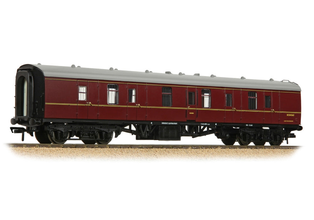 Branchline BR MK1 BG Brake Gangwayed BR Maroon 39-176G