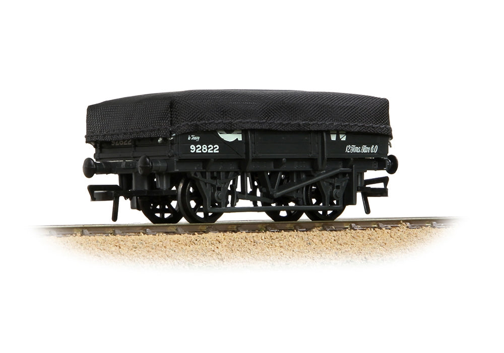 Branchline 5 Plank China Clay Wagon GWR Grey With Tarpaulin Cover 33-088C