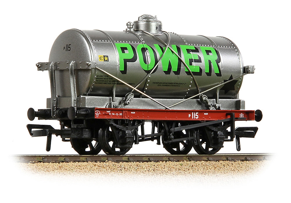 Branchline 14t Tank Wagon 'Power' Silver 37-686