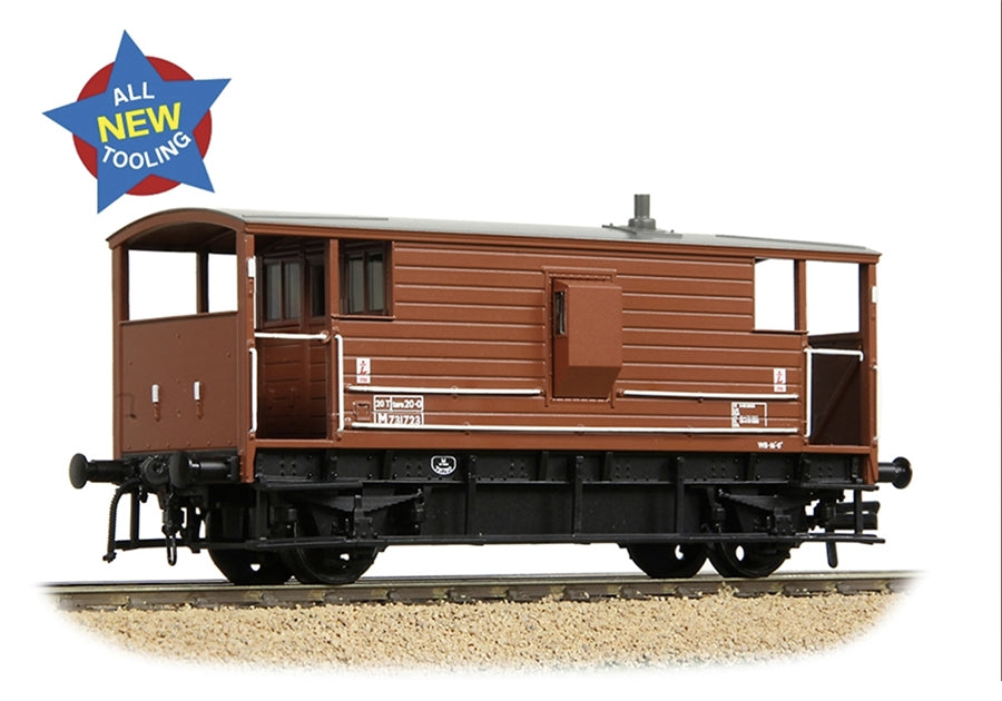 Branchline LMS 20t Brake Van BR Bauxite (Late) 38-978