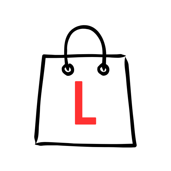 Polybags Large White Carrier Bag - Shop Supplies