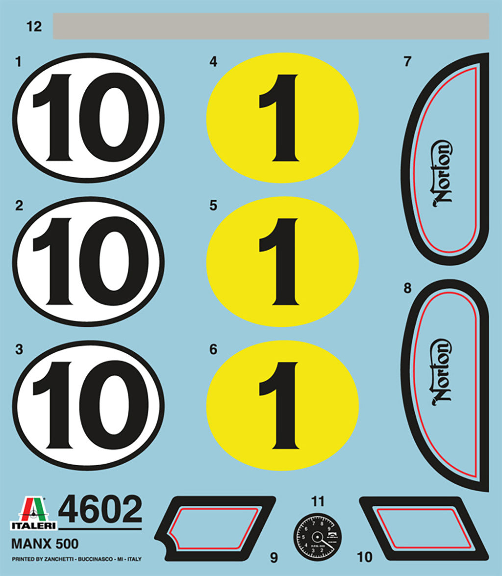 Italeri Norton Manx 500Cc 1951 4602