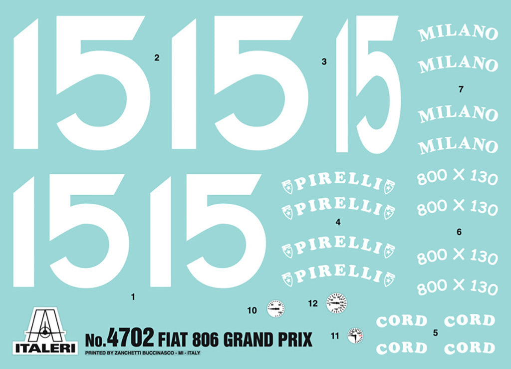 Italeri Fiat 806 Grand Prix