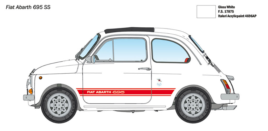 Italeri Fiat Abarth 695Ss / 695Ss A.Corsa 4705
