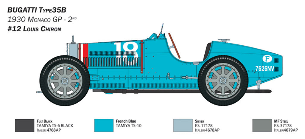 Italeri Bugatti Type 35B 4710