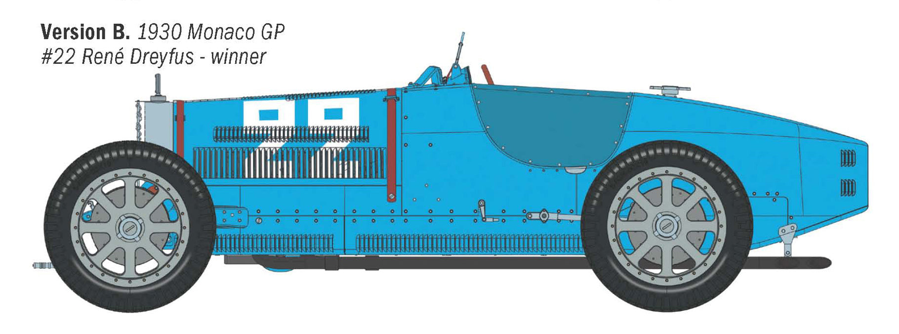 Bugatti Type 35B - Targa Florio '29 / Monaco GP '30
