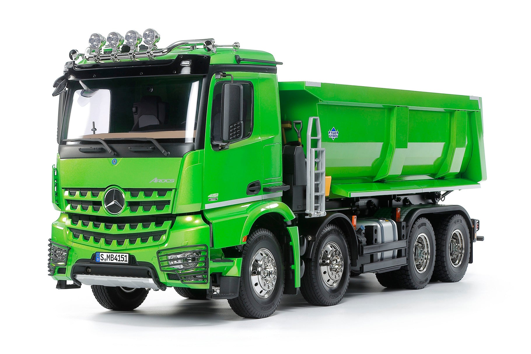 Tamiya Mercedes-Benz Arocs 4151 8x4 Tipper Truck (Candy Green Edition) 47523