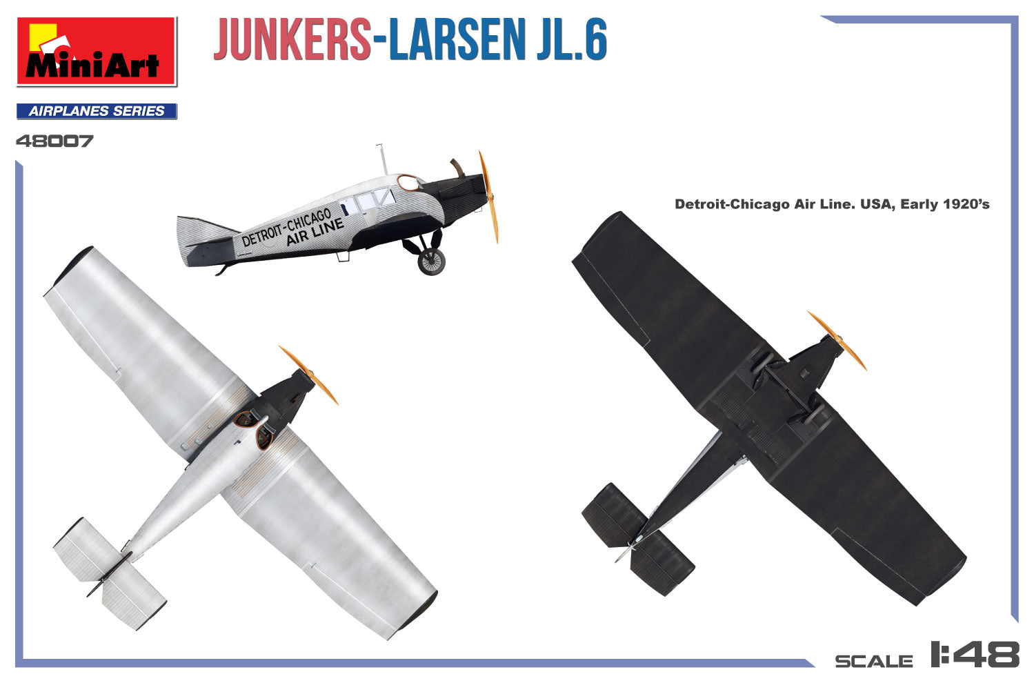Miniart 1:48 - Junkers-Larsen JL.6