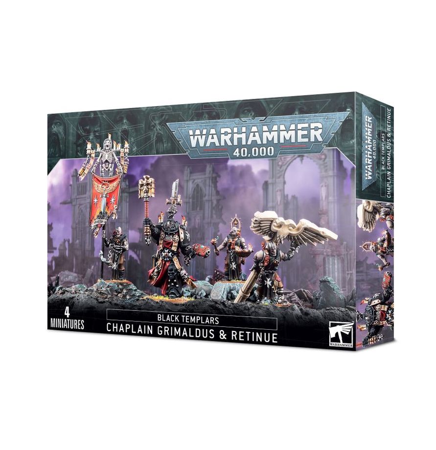 Black Templars: Grimaldus & Retinue 55-44 - Warhammer 40K