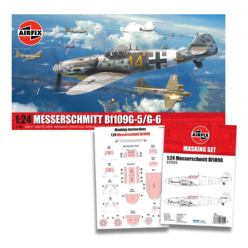 1/24 Airfix Messerschmitt Bf109G-5/G-6 with Masking Set