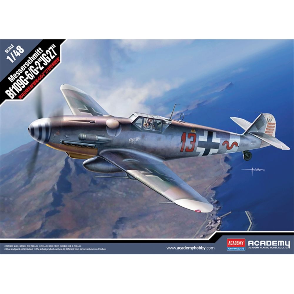 German Air Force Messerschmitt Bf 109G-6/G-2 JG 27 Fighter Aircraft