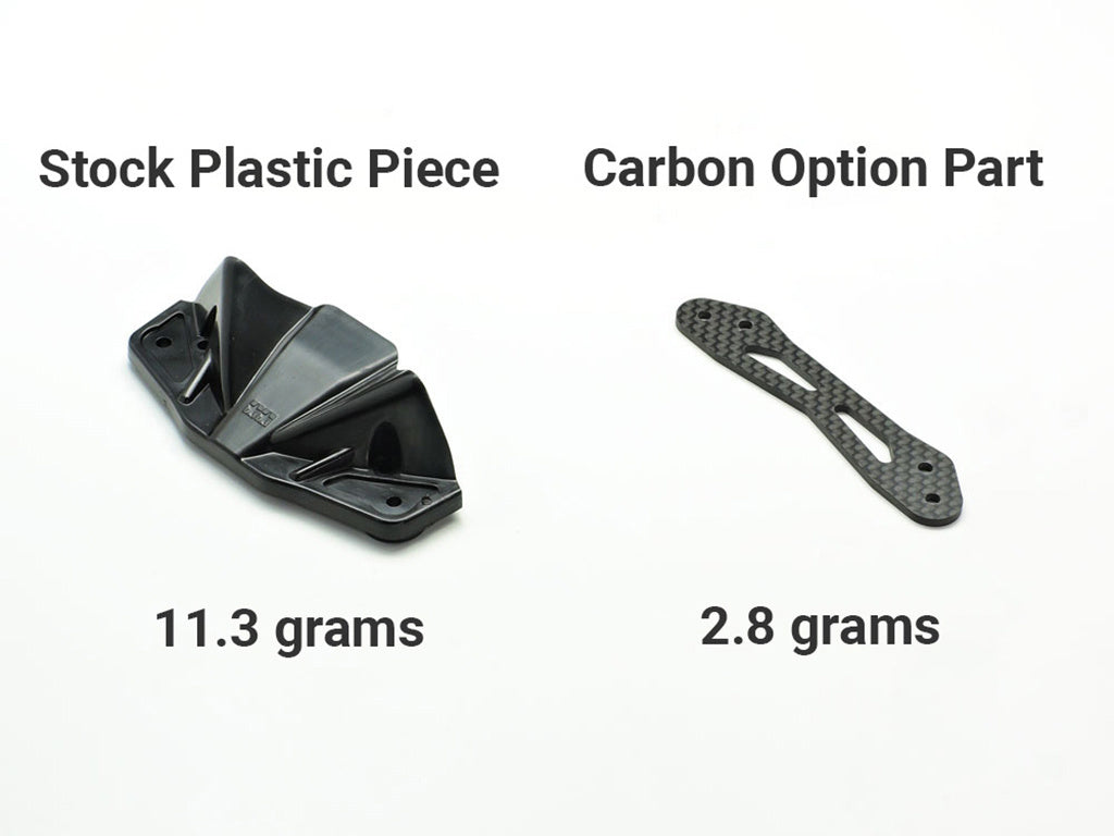 Tamiya RC Tt02 Carbon Bumper Support 54814