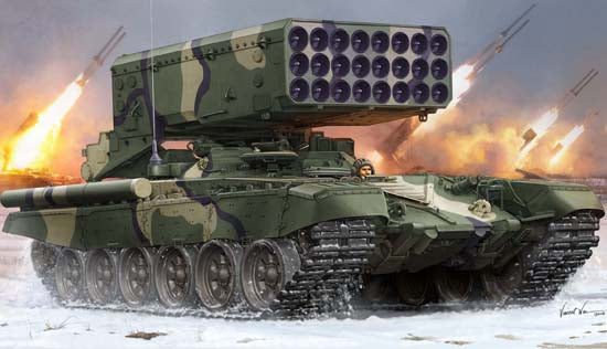 Trumpeter 1:35 - TOS-1 Russian 24 Barrel Multiple Launcher