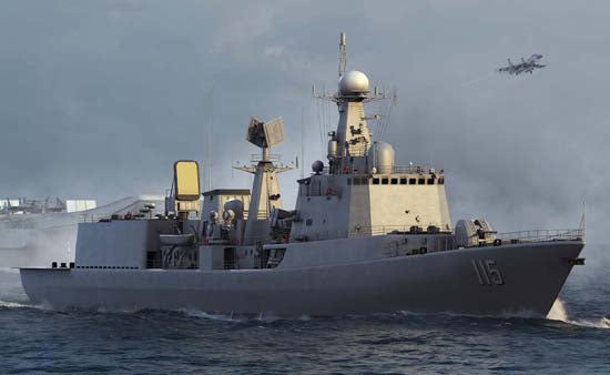 Trumpeter 1:200 - PLA Navy Type 051C Air Defence DDG