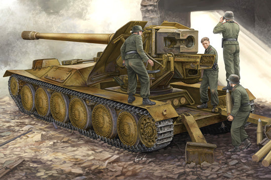 Trumpeter 1:35 - German 12.8cm PaK 44 Waffentrager Krupp 1