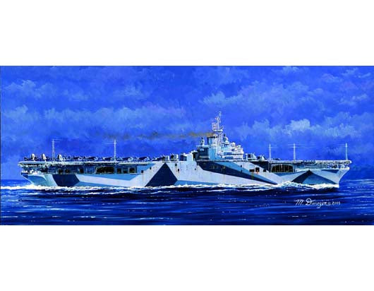Trumpeter 1:700 - USS Ticonderoga Carrier CV-14