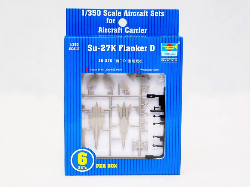 Trumpeter 1:350 - Sukhoi Su-27K Flanker D (6 pcs)