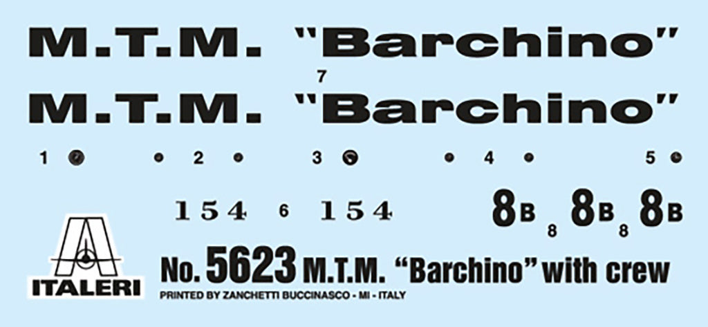 Italeri M.T.M. "Barchino" With Crew 5623