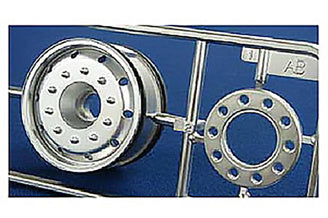 Tamiya Plated Wheels 30Mm Hex Matt 56519