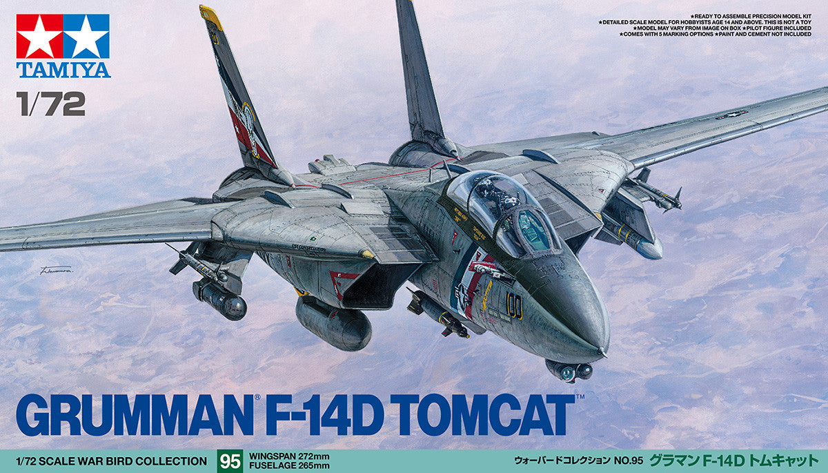 Tamiya 1/72 Grumman F-14D Tomcat - 60795