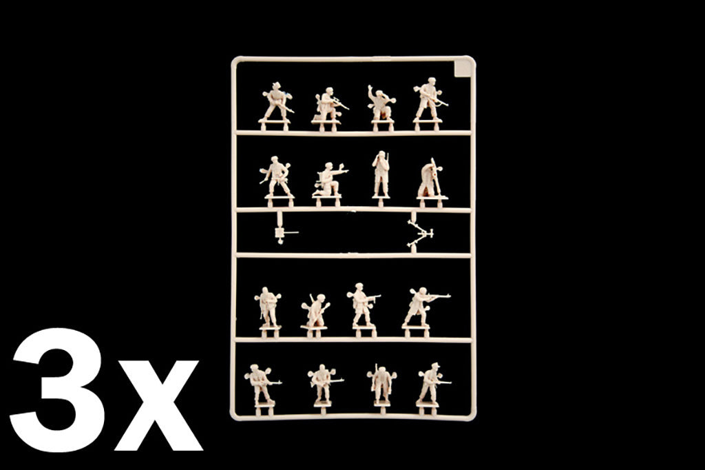 Italeri Wwii- German Paratroopers (Tropical Uniform) 6134