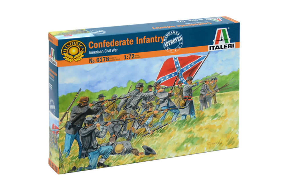 Italeri Confederate Infantry American Civil War 6178