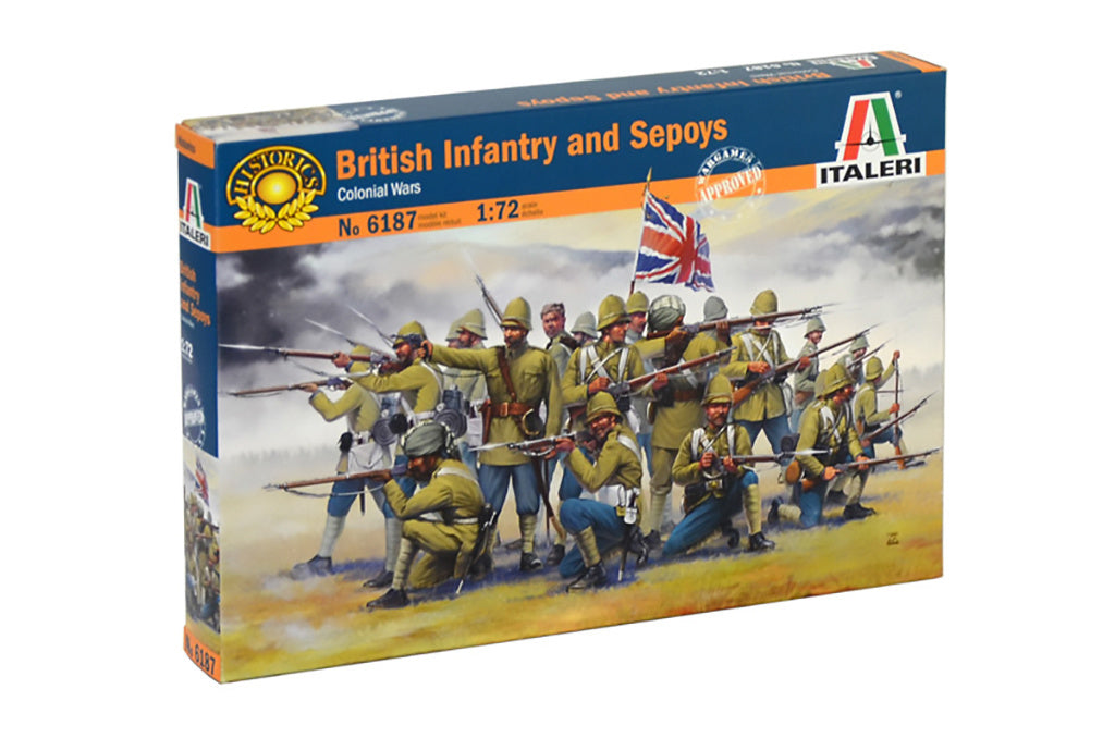 Italeri British Infantry / Sepoys (Colon.Wars) 6187