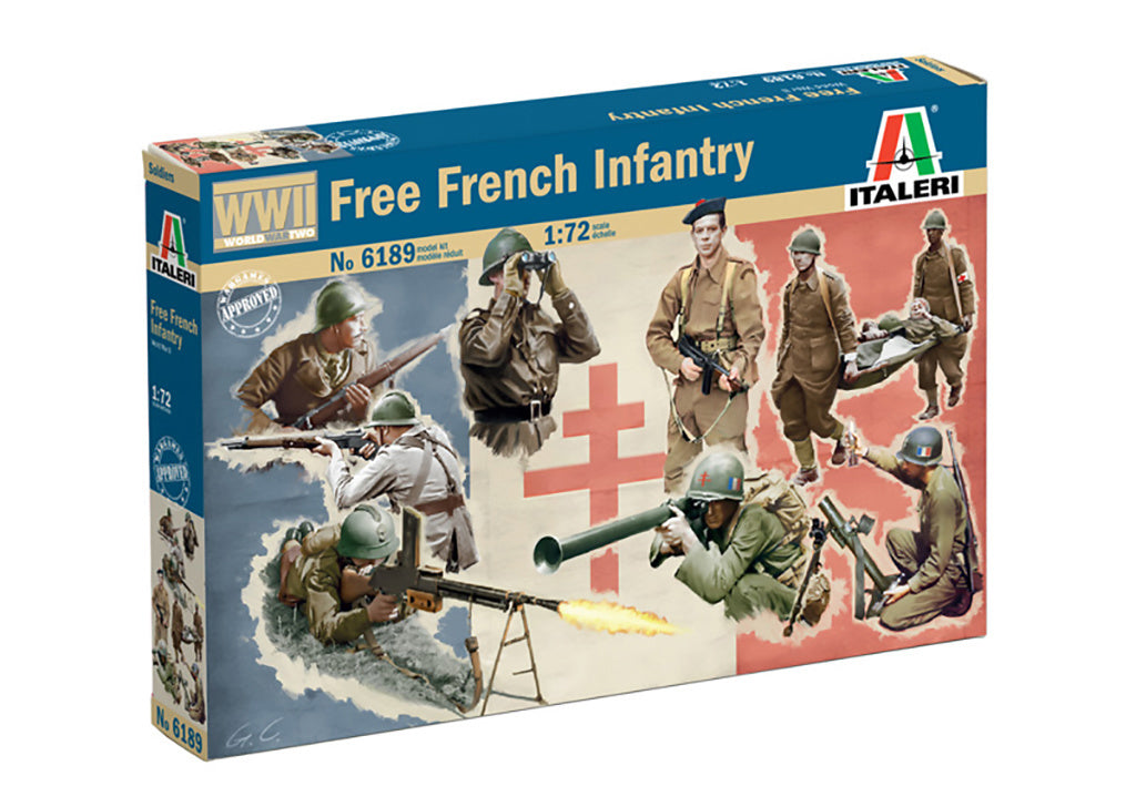 Italeri Wwii - Free French Infantry 6189