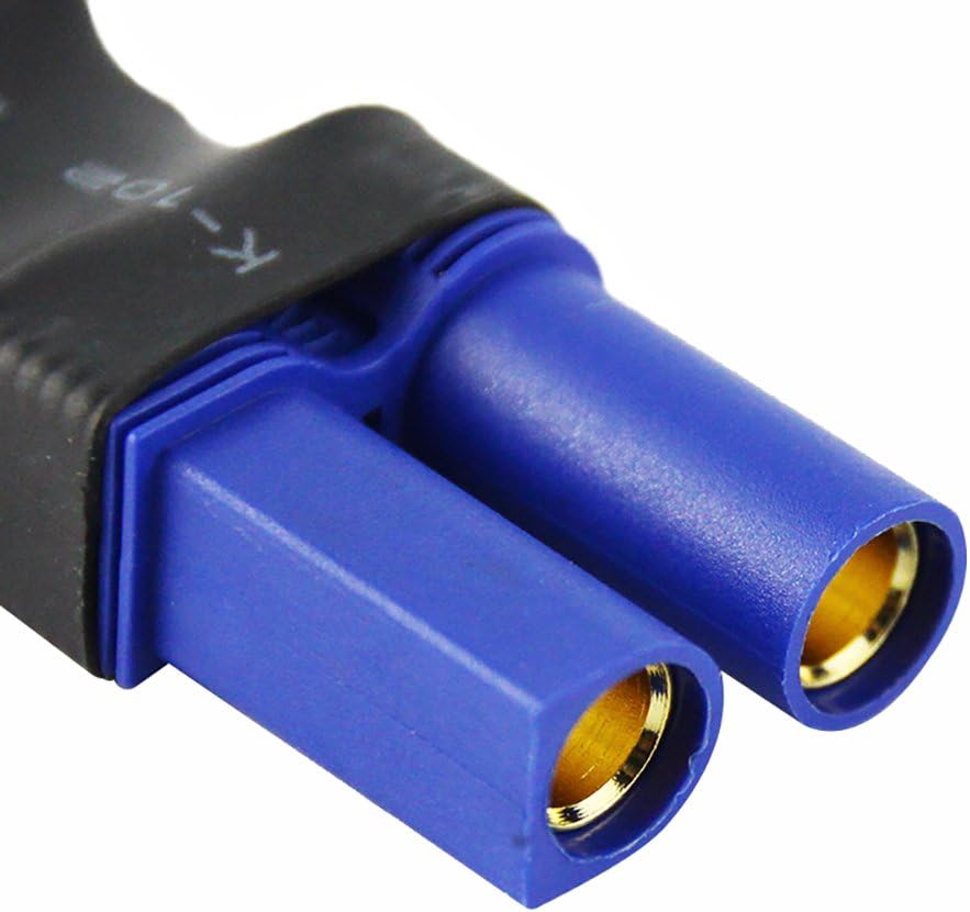 Male Deans to Female EC5 Losi Connector Adapter Brushless Lipo 1/8