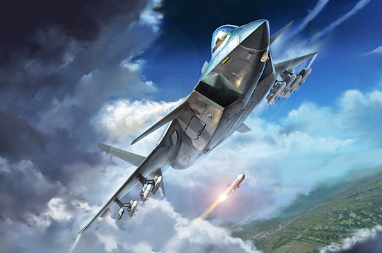 Trumpeter 1:48 - Chinese J-20 Mighty Dragon-Beast Mode