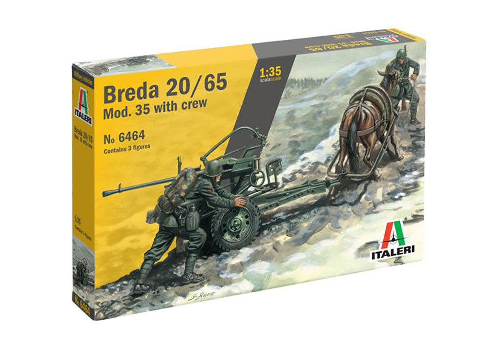 Italeri Breda 20/65 With Crew 6464