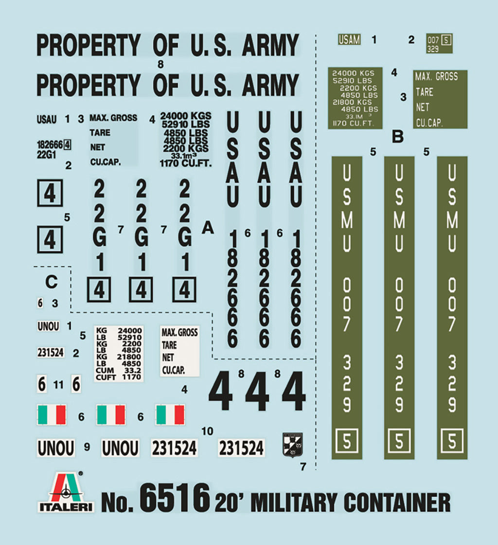 Italeri 20 ' Container 6516