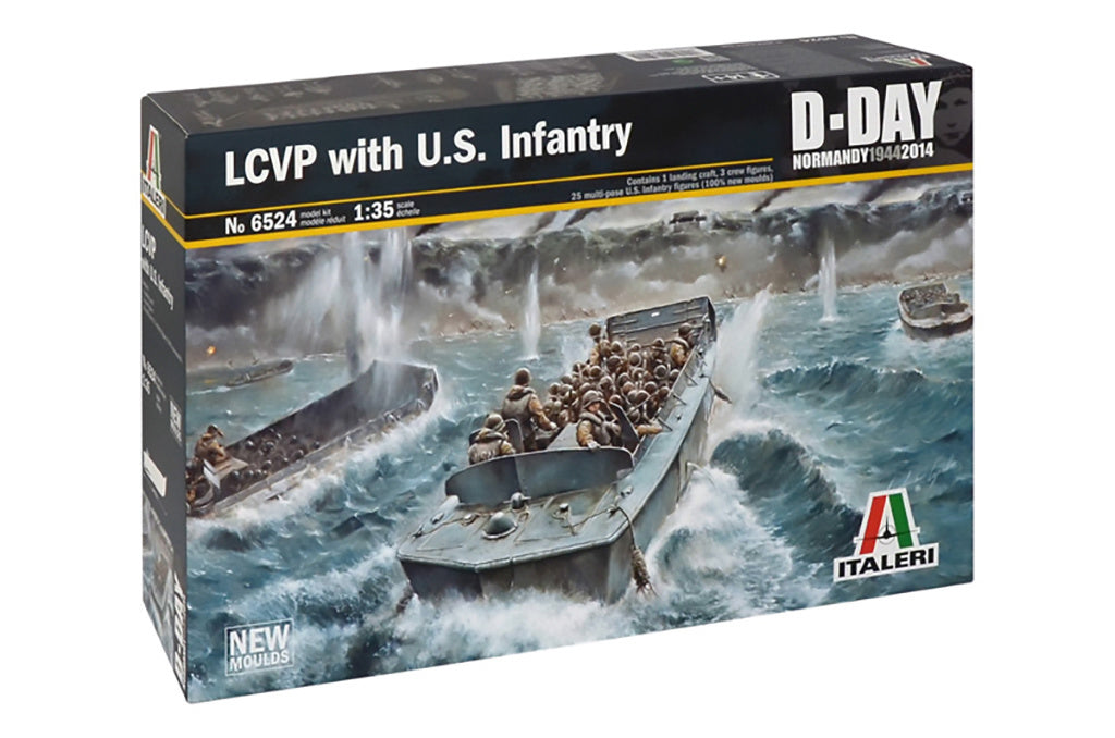 Italeri Lcvp With Us Infantry 6524