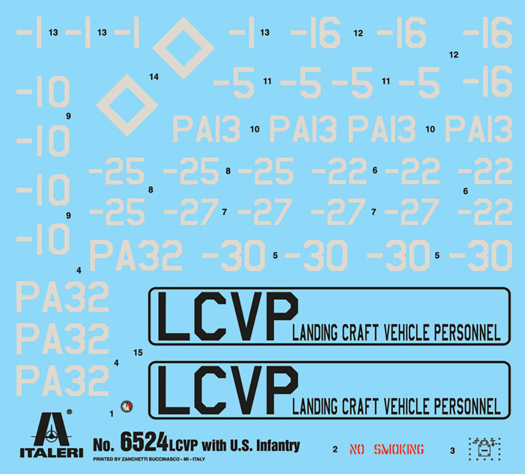 Italeri Lcvp With Us Infantry 6524