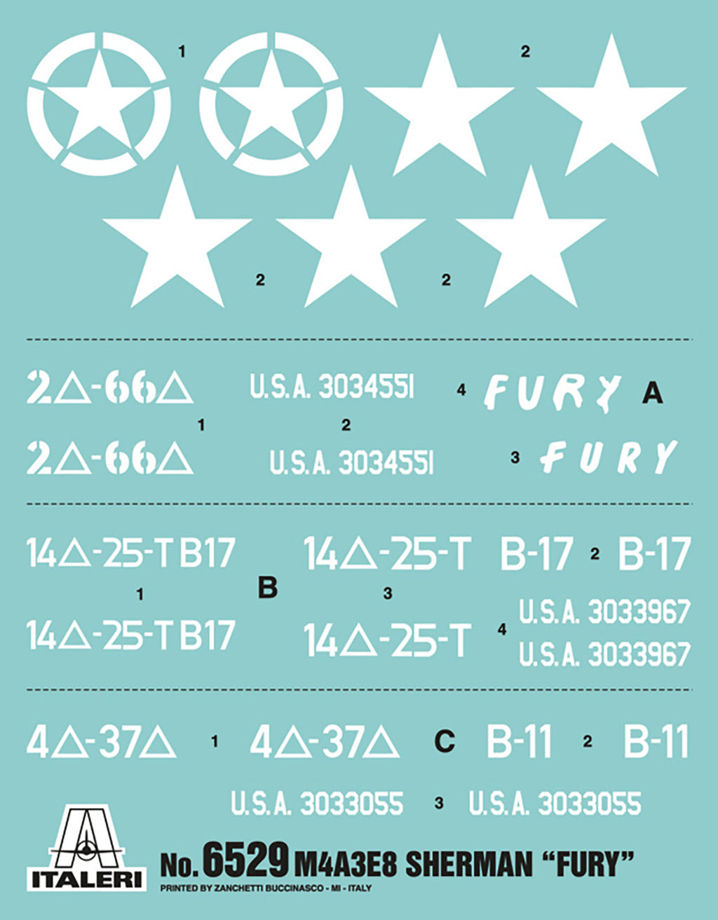 Italeri M4A3E8 Sherman - Easy 8 6529