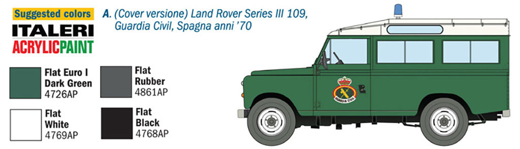 Italeri Land Rover 109 - Guardia Civil 6542
