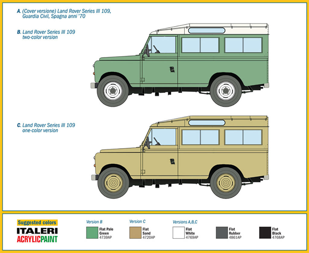 Italeri Land Rover 109 - Guardia Civil 6542