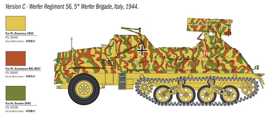 Italeri Sd.Kfz 4/1 15 Cm. Panzerwerfer 42 6546